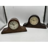 Two Napoleon Hat Clocks.