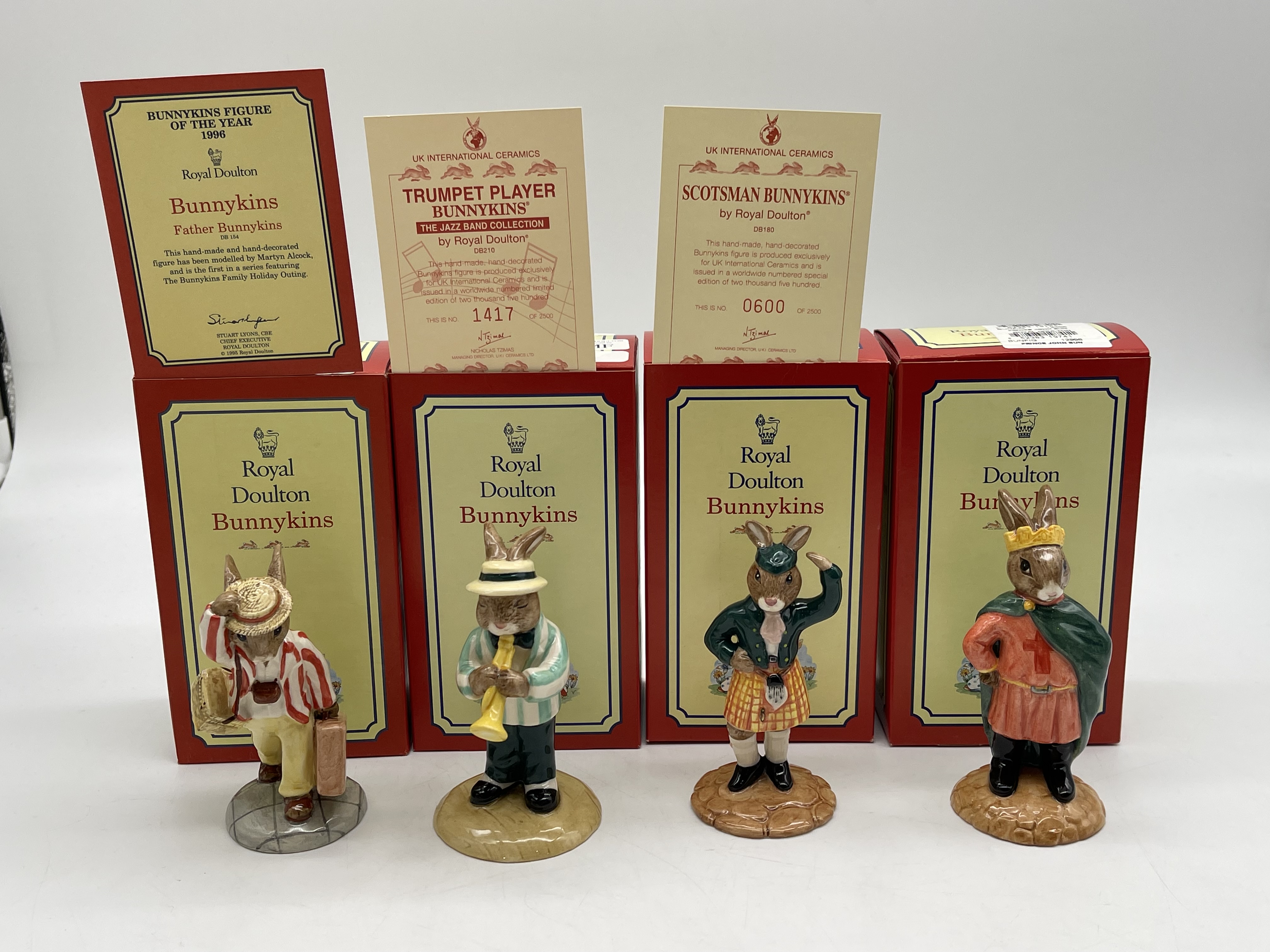 Four Boxed Royal Doulton Bunnykins Figurines to in - Image 22 of 22