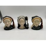 Three Royal Doulton Character Jugs to include Two