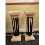 Pair of Pillars/Stands/Pedestals.