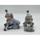 Lladro - Clown with Puppy and a Ball, and Lladro -