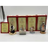 Four Boxed Royal Doulton Bunnykins Figurines to in