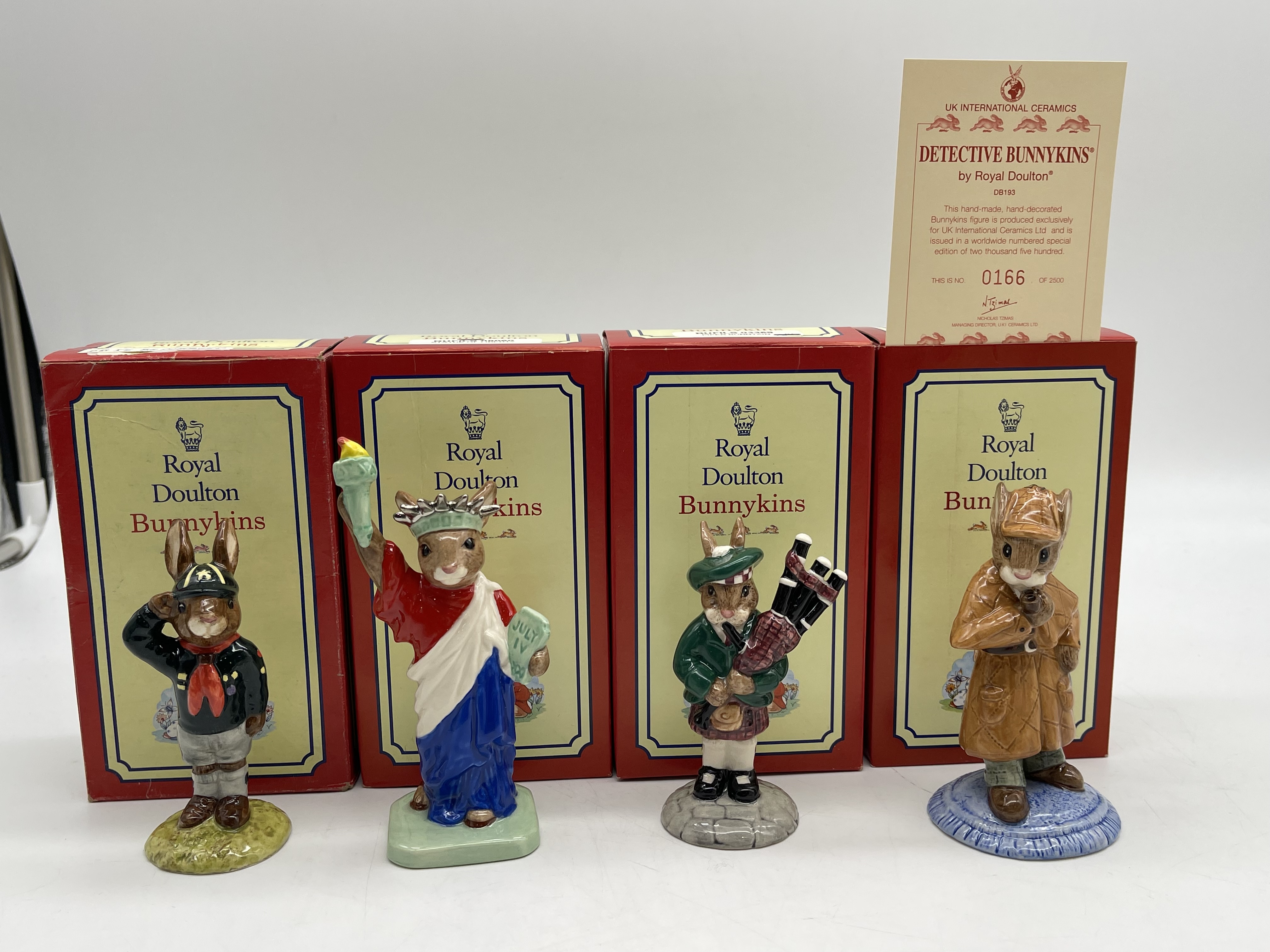 Four Boxed Royal Doulton Bunnykins Figurines to in - Image 22 of 22