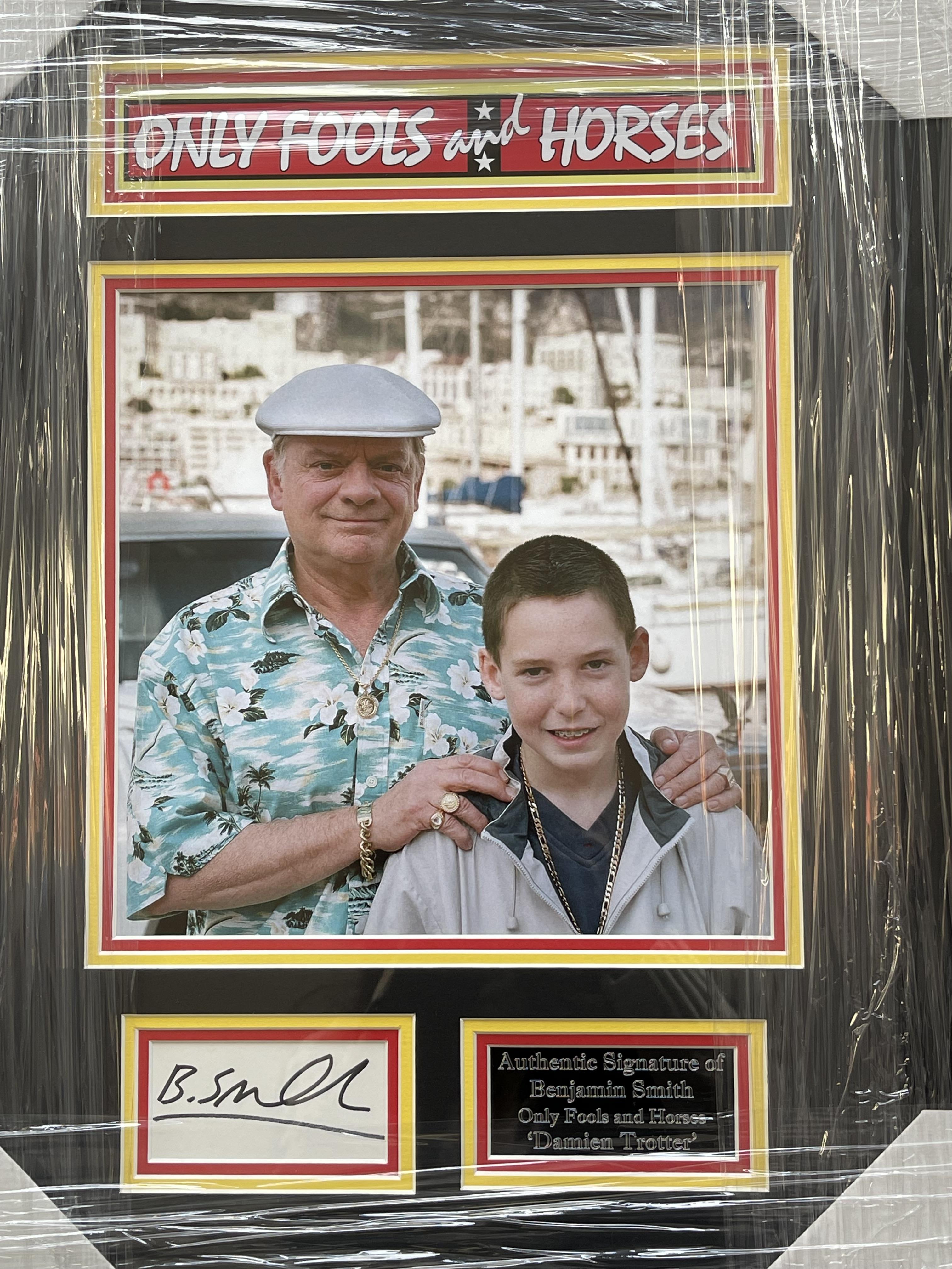 Framed Only Fools and Horses - Authentic Signature