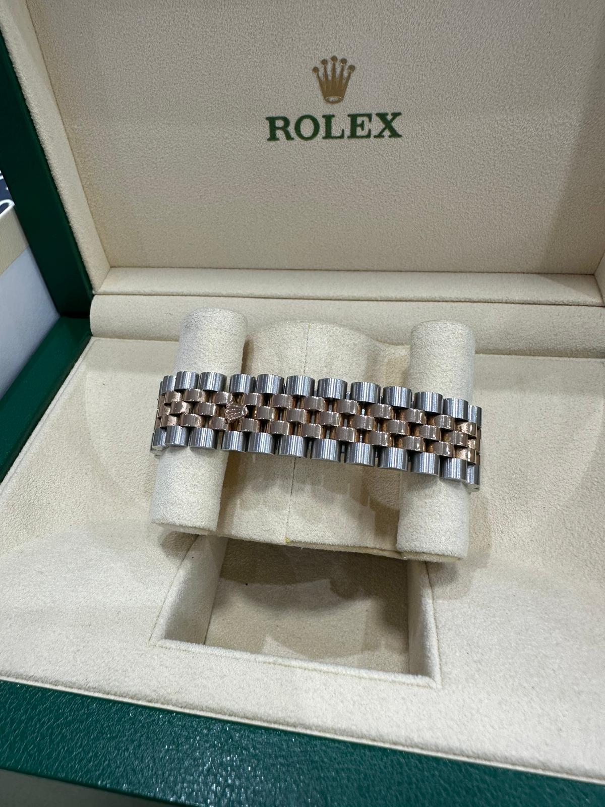 Rolex Datejust 36mm steel and rose gold concealed - Image 10 of 11