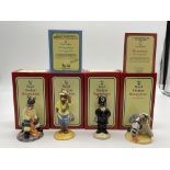 Four Boxed Royal Doulton Bunnykins Figurines to in