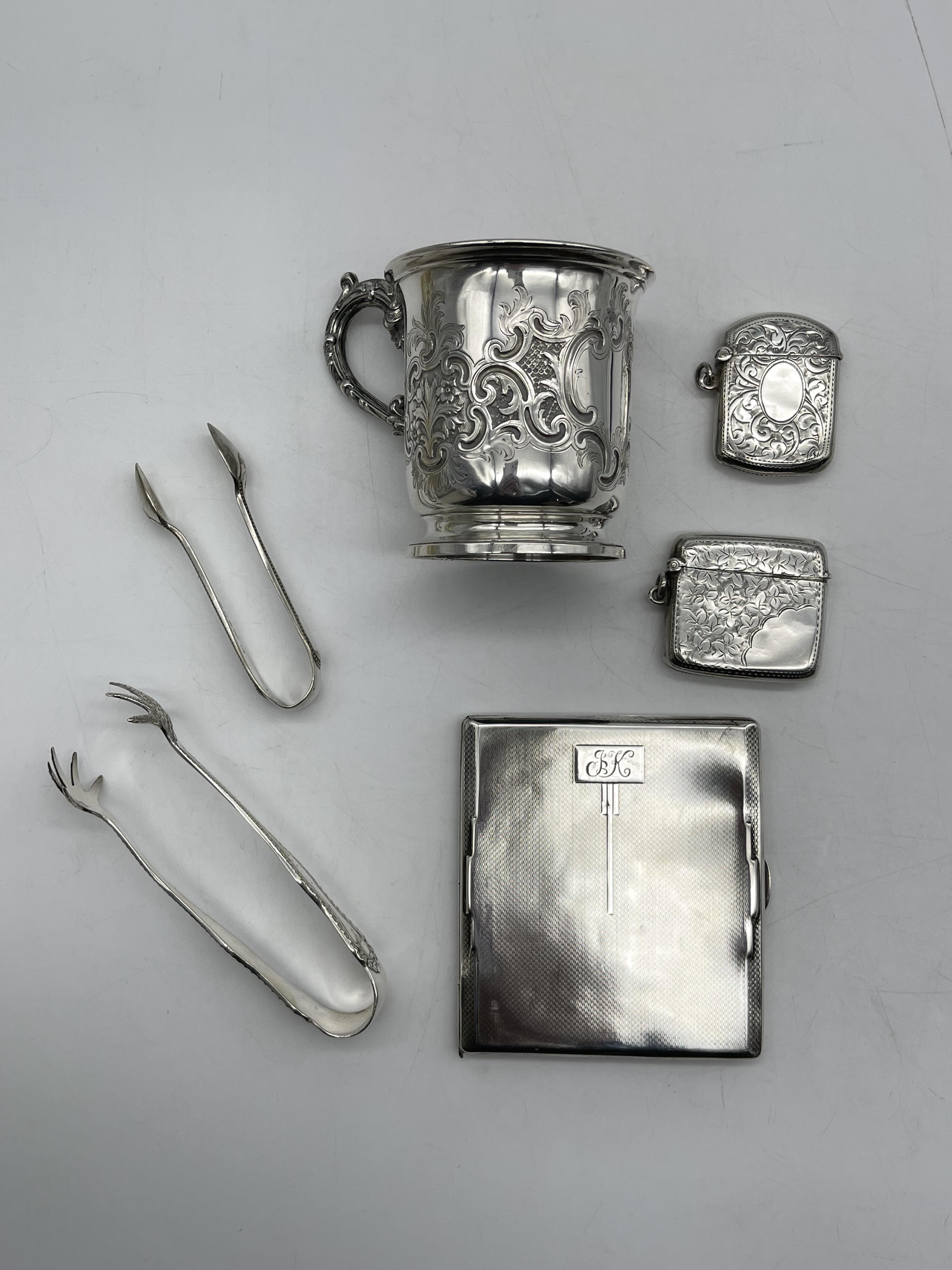 Hallmarked Silver Engraved Cup along with Hallmark - Image 25 of 25