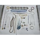 Assorted Dress Jewellery to include HM Silver Brac