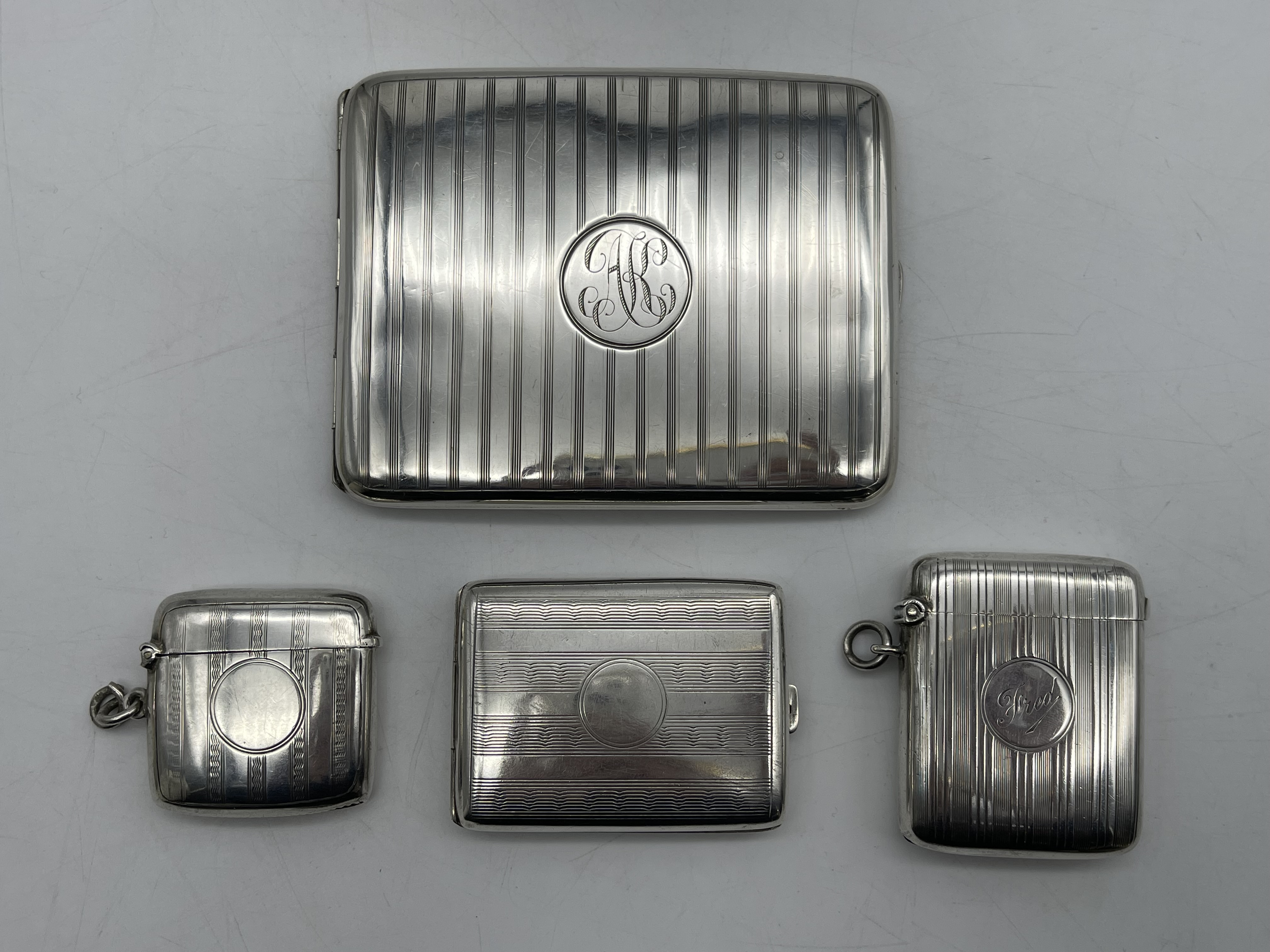 Hallmarked Silver Cigarette Case along with Three - Image 25 of 25