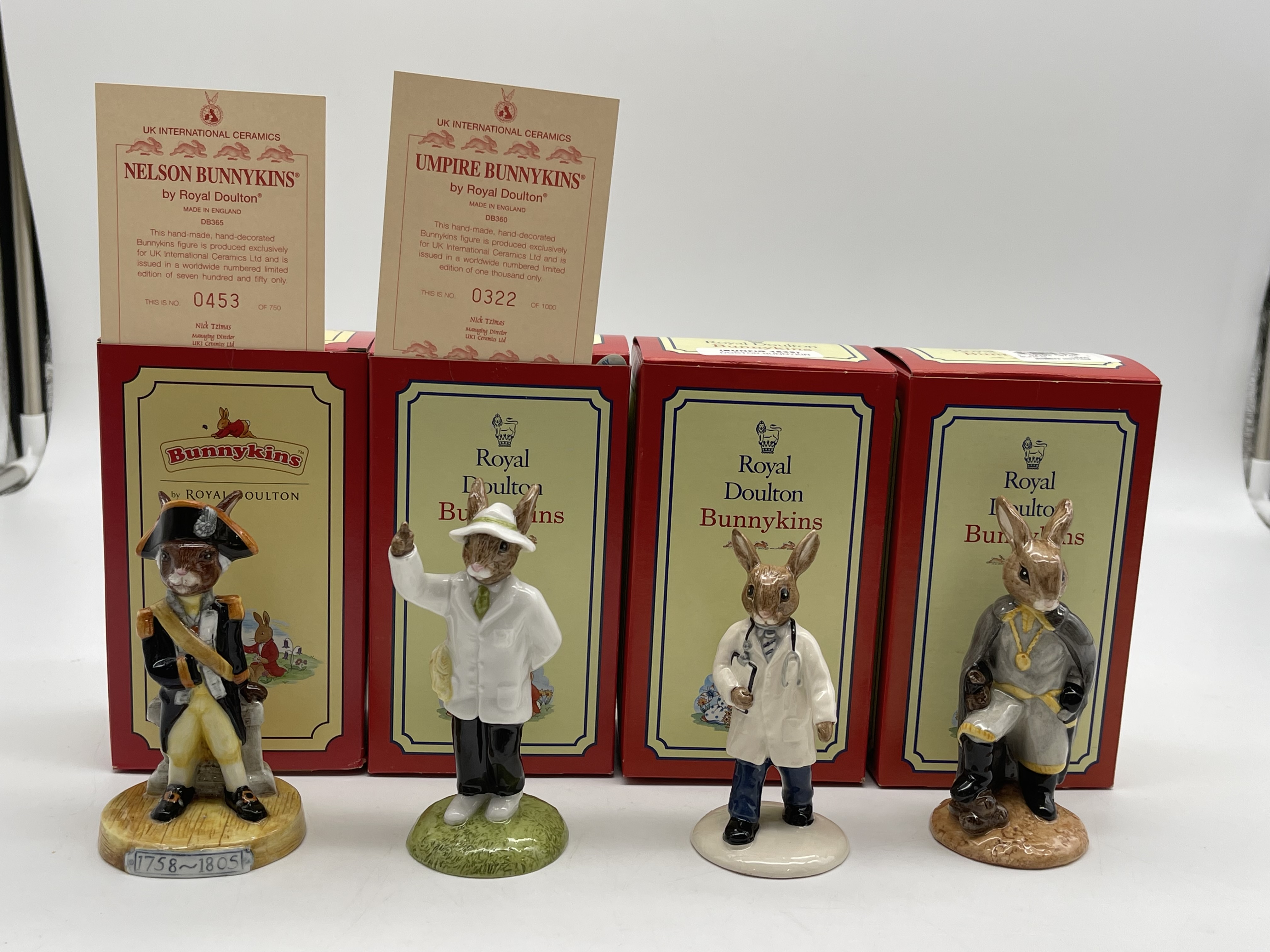 Four Boxed Royal Doulton Bunnykins Figurines to in - Image 21 of 21