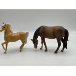 Beswick - Palomino in Gloss 1261, and Royal Doulto