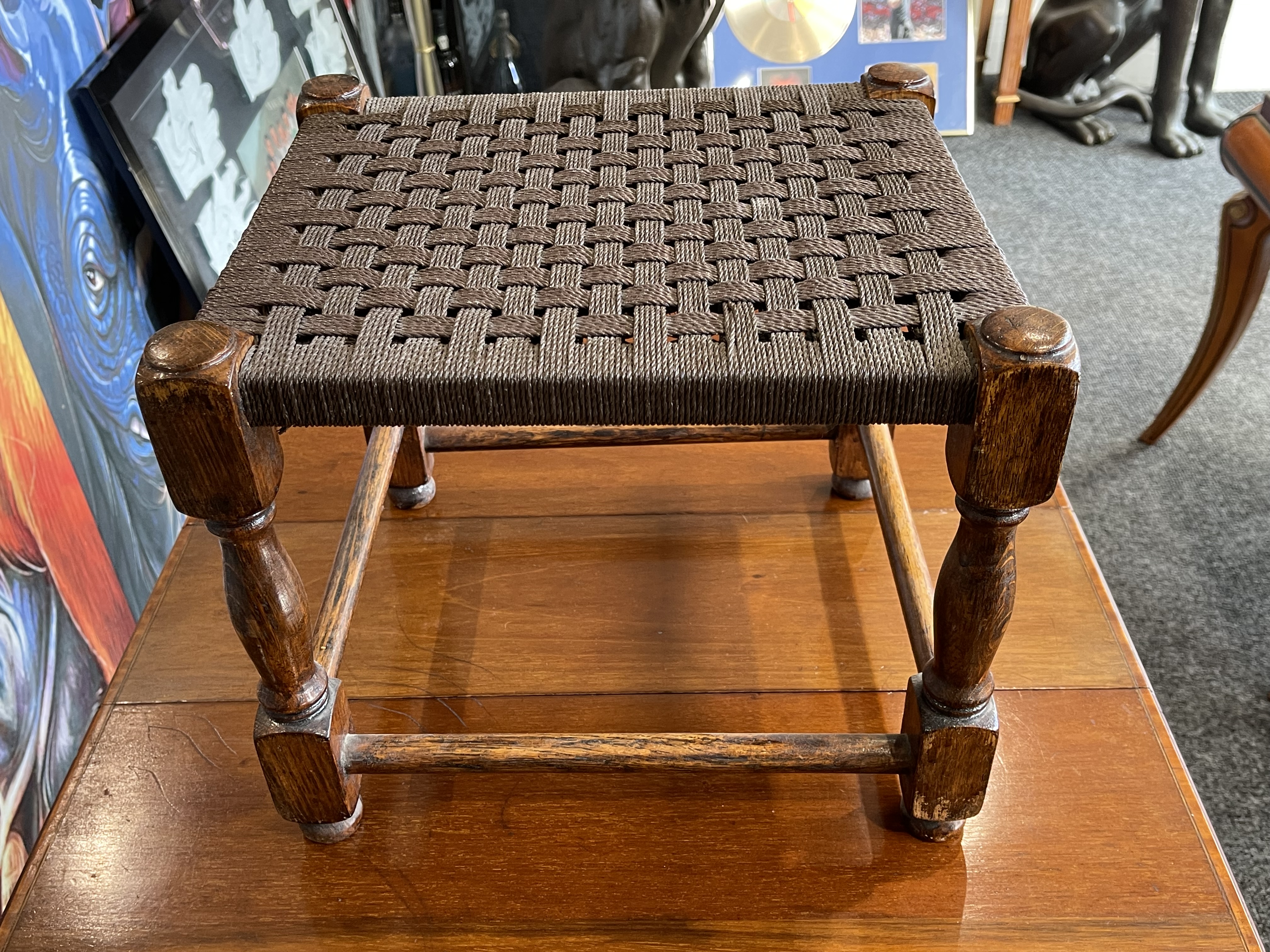 Antique Mahogany Drop leaf Sutherland Table and a - Image 10 of 17