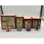 Four Boxed Royal Doulton Bunnykins Figurines to in