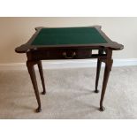 Antique Mahogany Card Table.