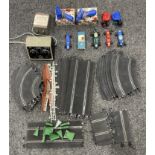 Scalextric Set with Tracks and Five Cars. Unteste