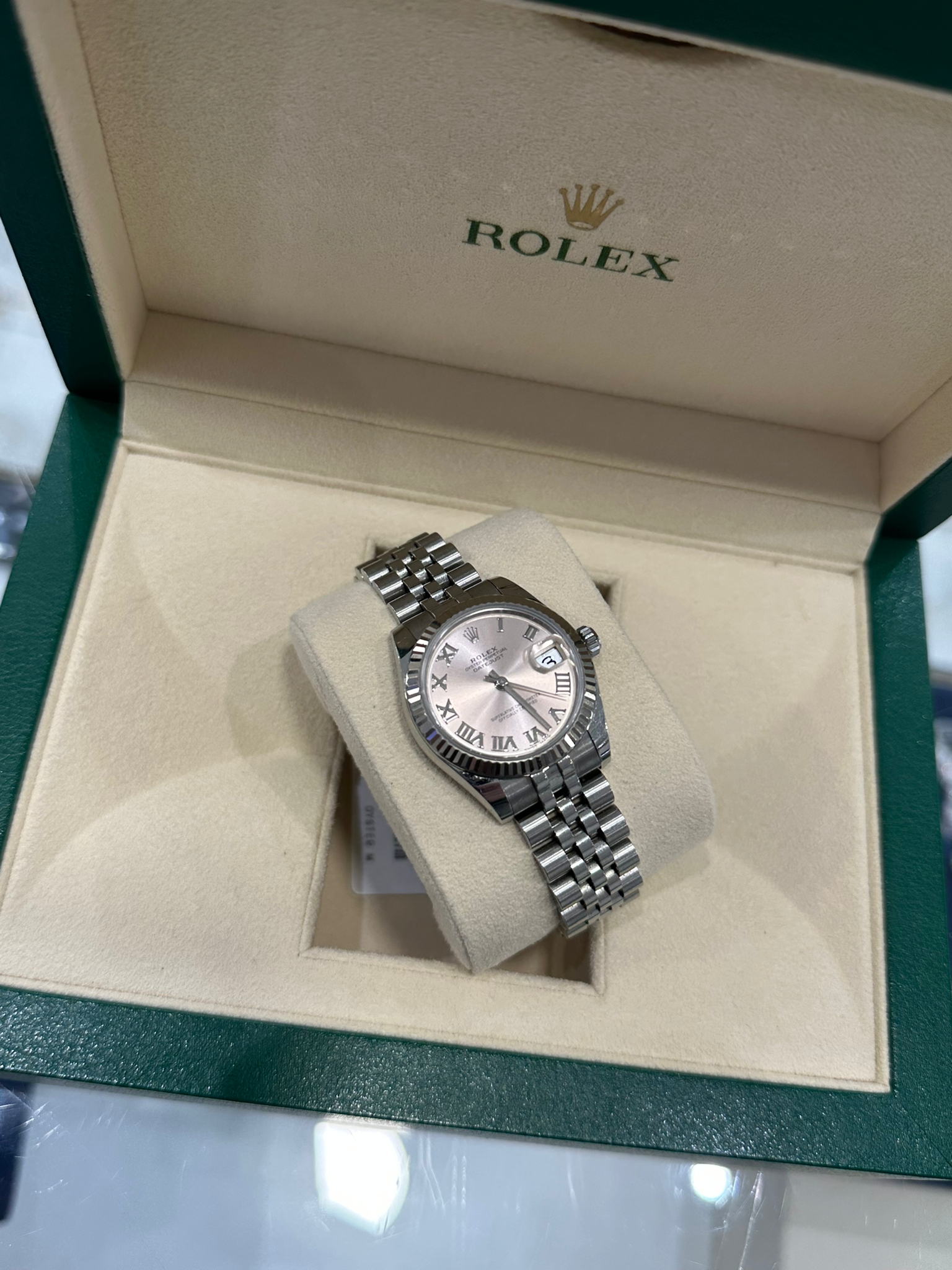 Rolex Datejust 31mm stainless steel with salmon pi - Image 5 of 10