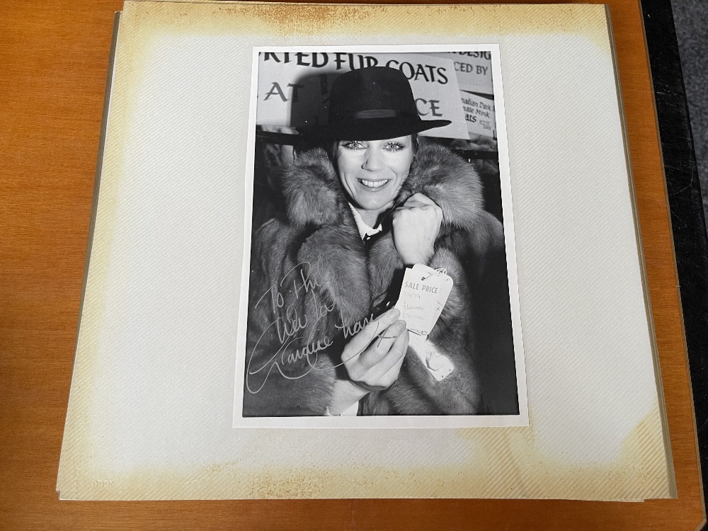 An Album Full of Black and White Autographed Photo - Image 38 of 121