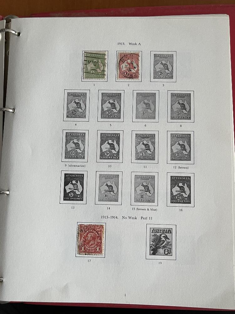 Collection of Six Stamp albums including Great Bri