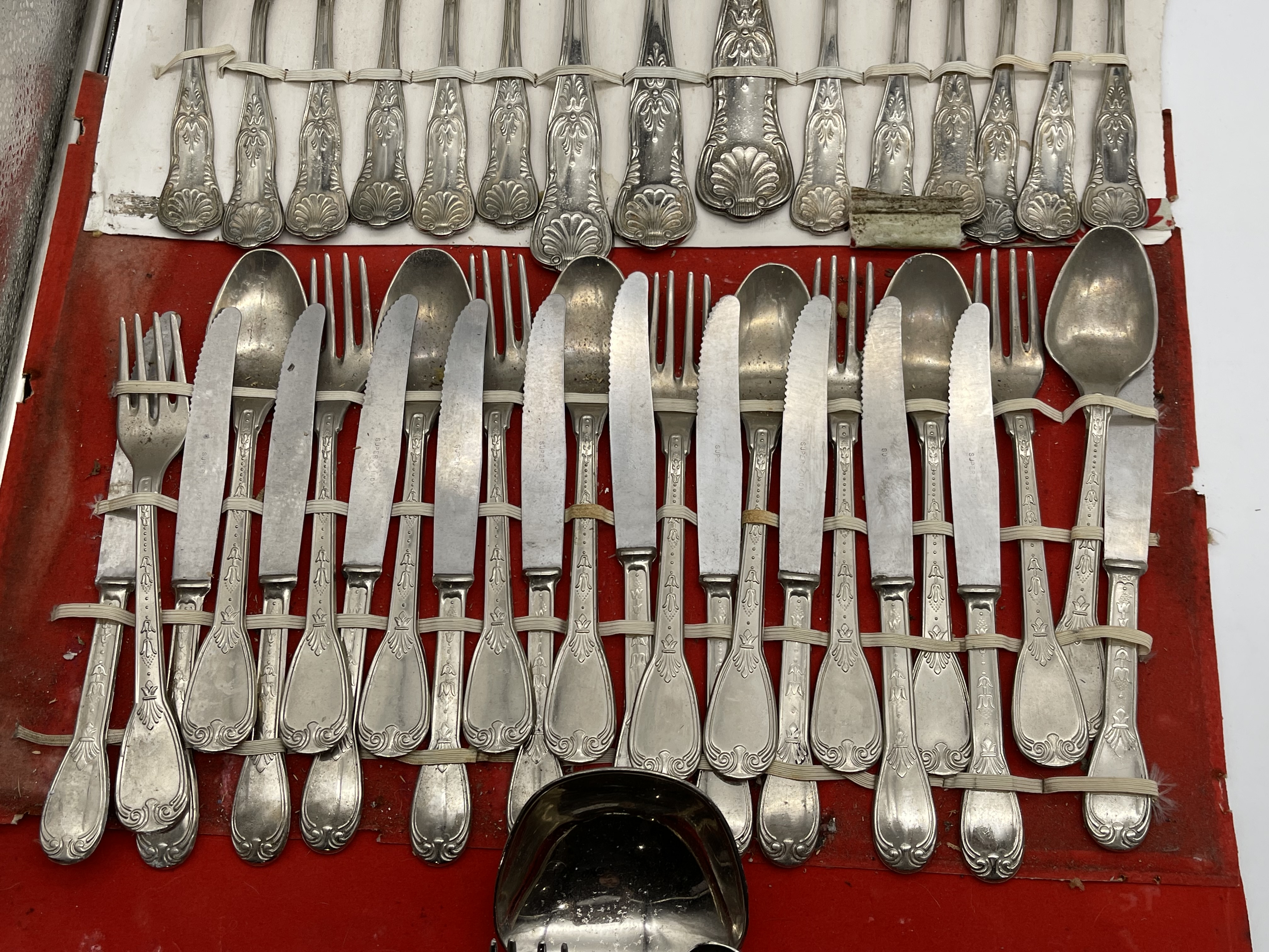 Collection of Silver Plated Cutlery along with Hal - Image 24 of 27