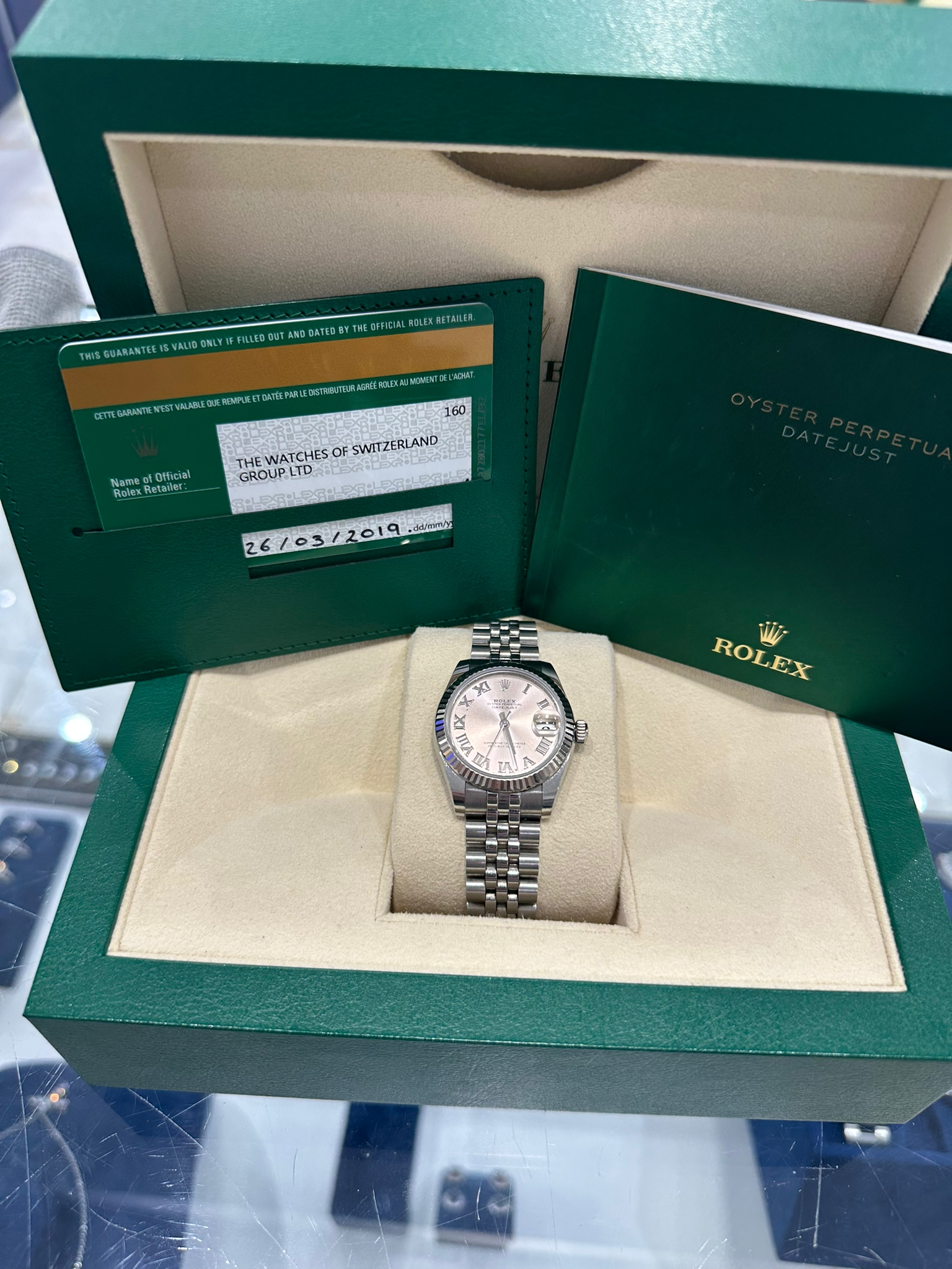 Rolex Datejust 31mm stainless steel with salmon pi - Image 2 of 10