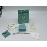 Tiffany & Co. New York 925 Silver Heart Tag Bracel