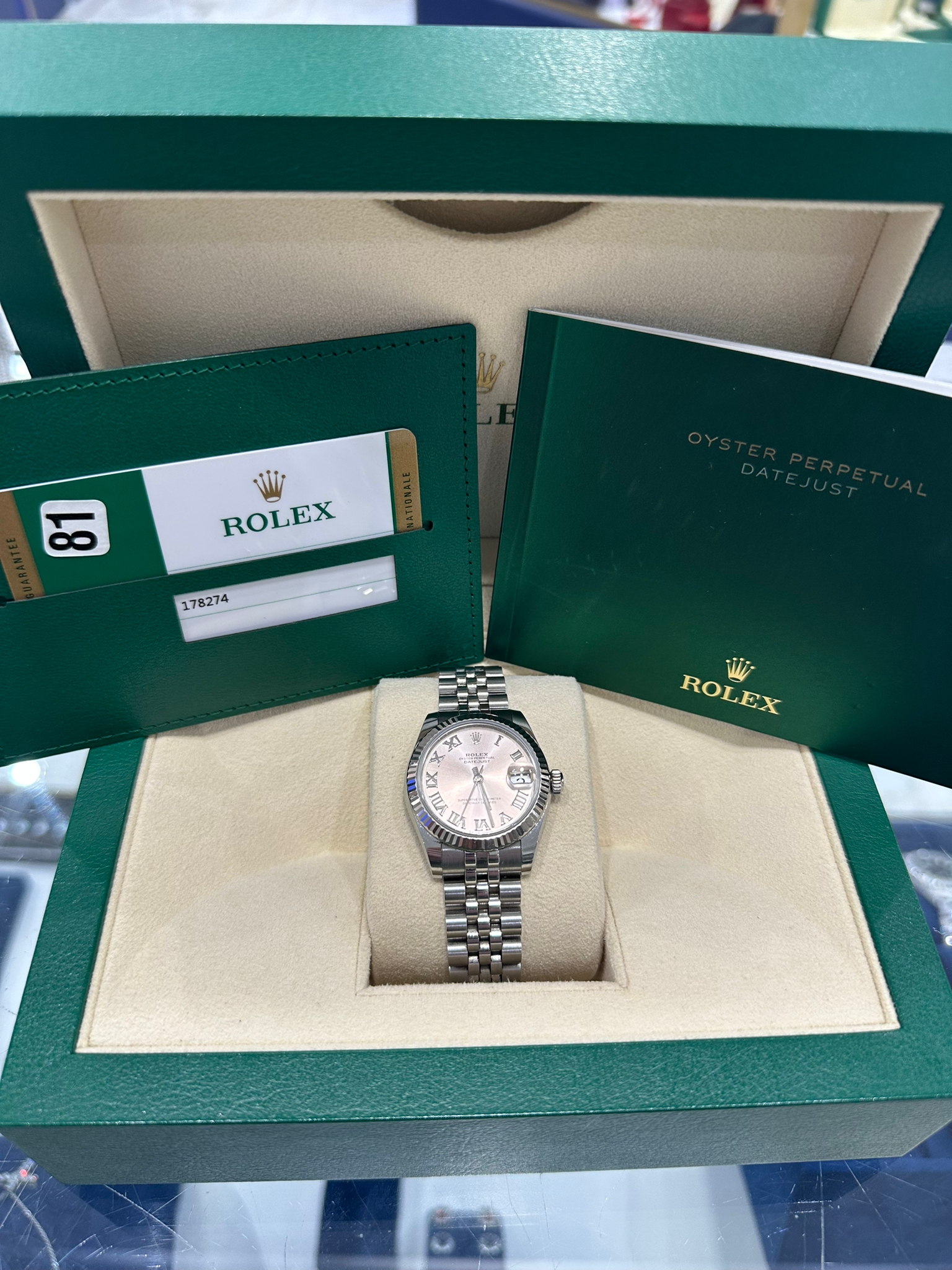 Rolex Datejust 31mm stainless steel with salmon pi - Image 9 of 10