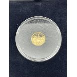 Gold Quarter Sovereign - 2018 - The Sapphire Coron