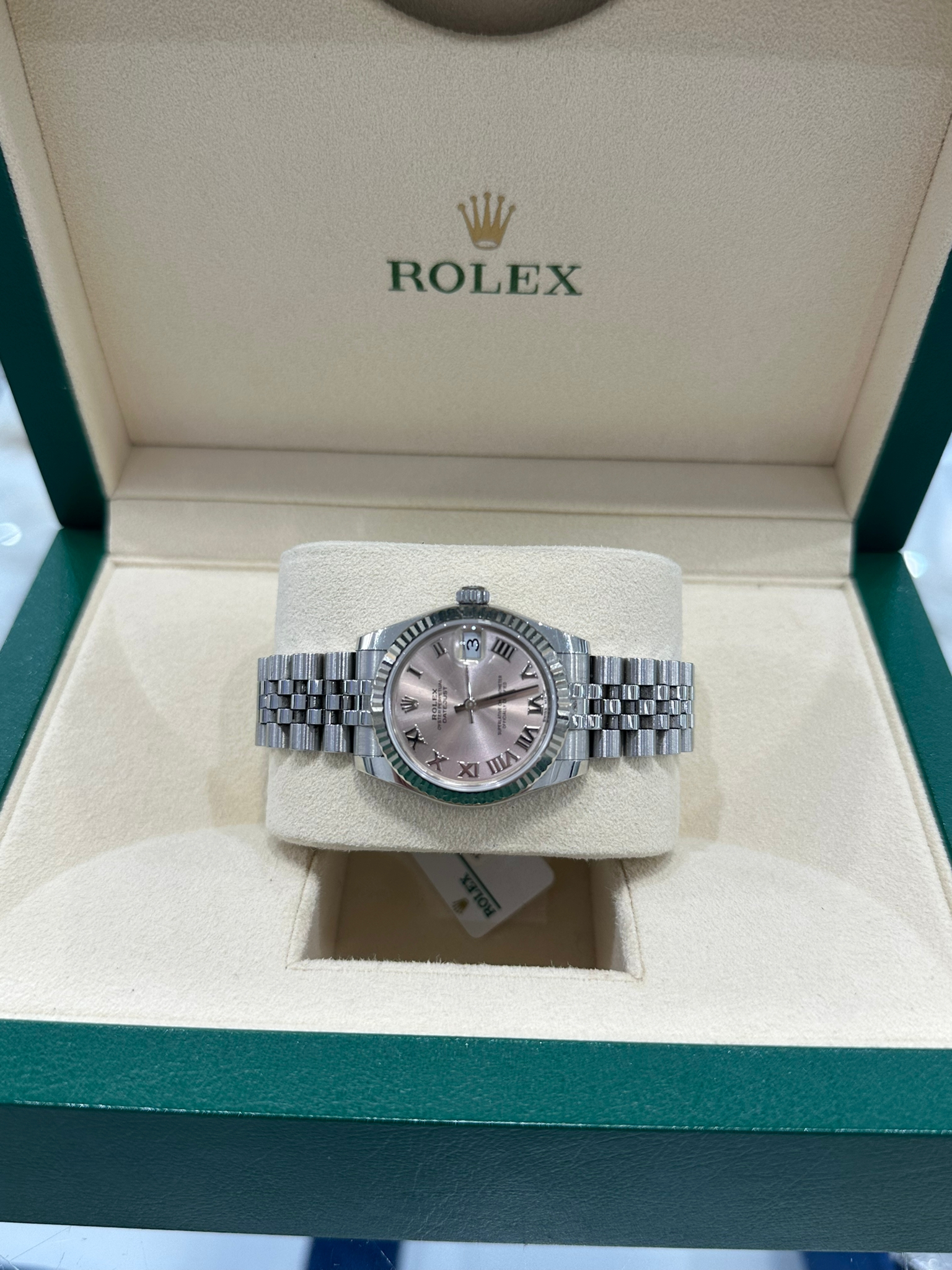 Rolex Datejust 31mm stainless steel with salmon pi - Image 6 of 10