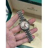 Rolex Datejust 31mm stainless steel with salmon pi