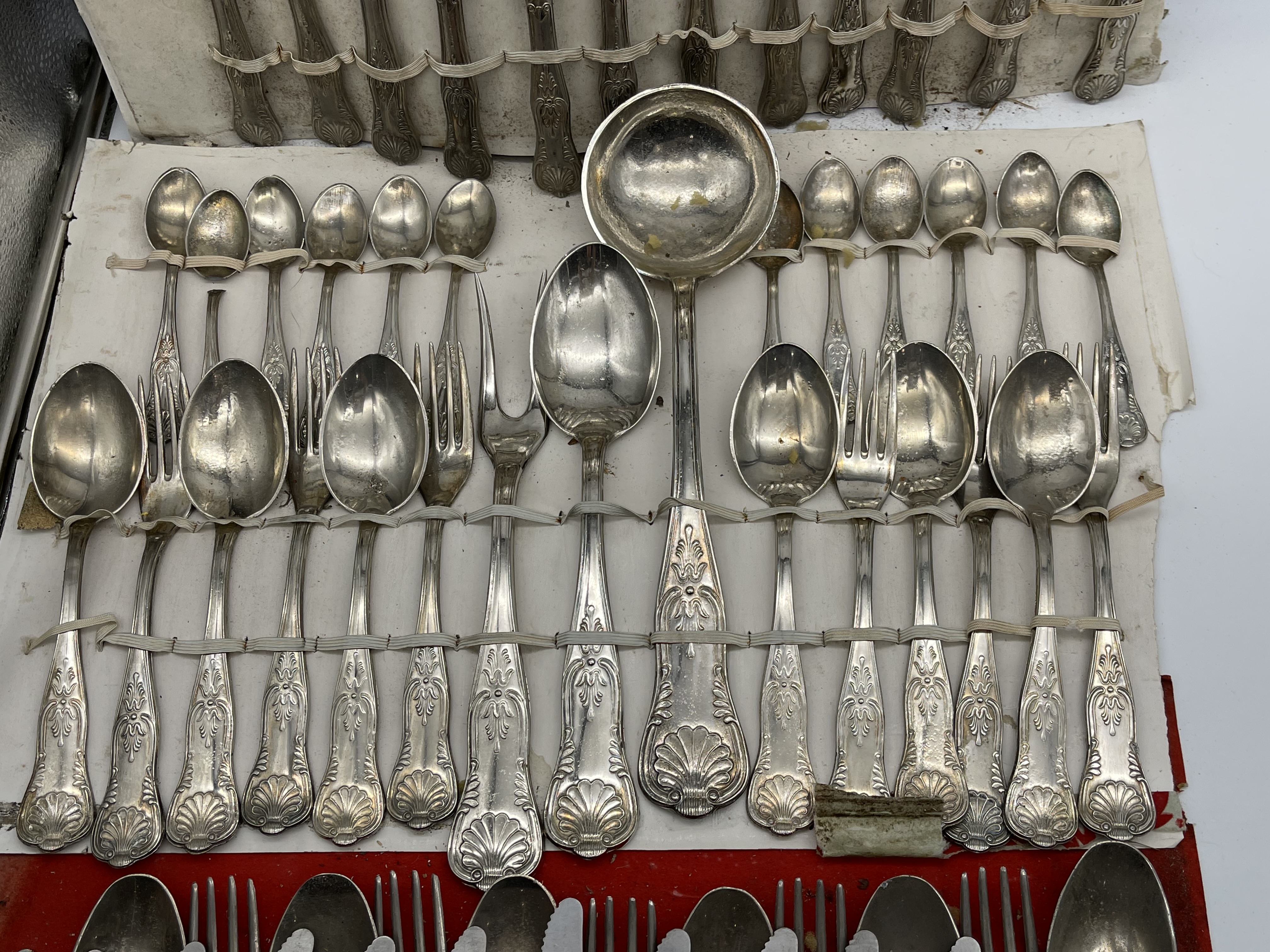 Collection of Silver Plated Cutlery along with Hal - Image 25 of 27