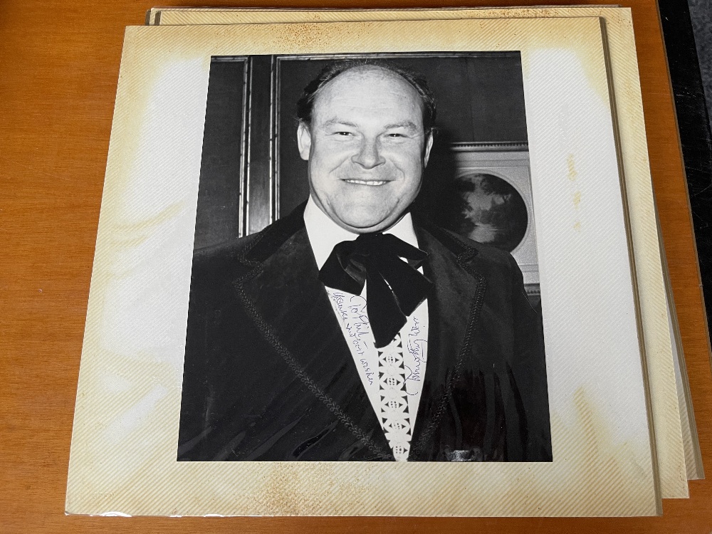 An Album Full of Black and White Autographed Photo - Image 29 of 121