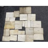 Collection of Legal Documents dating from 1700's-1