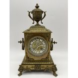 French Brass Richmond Montmartre Mantle Clock with