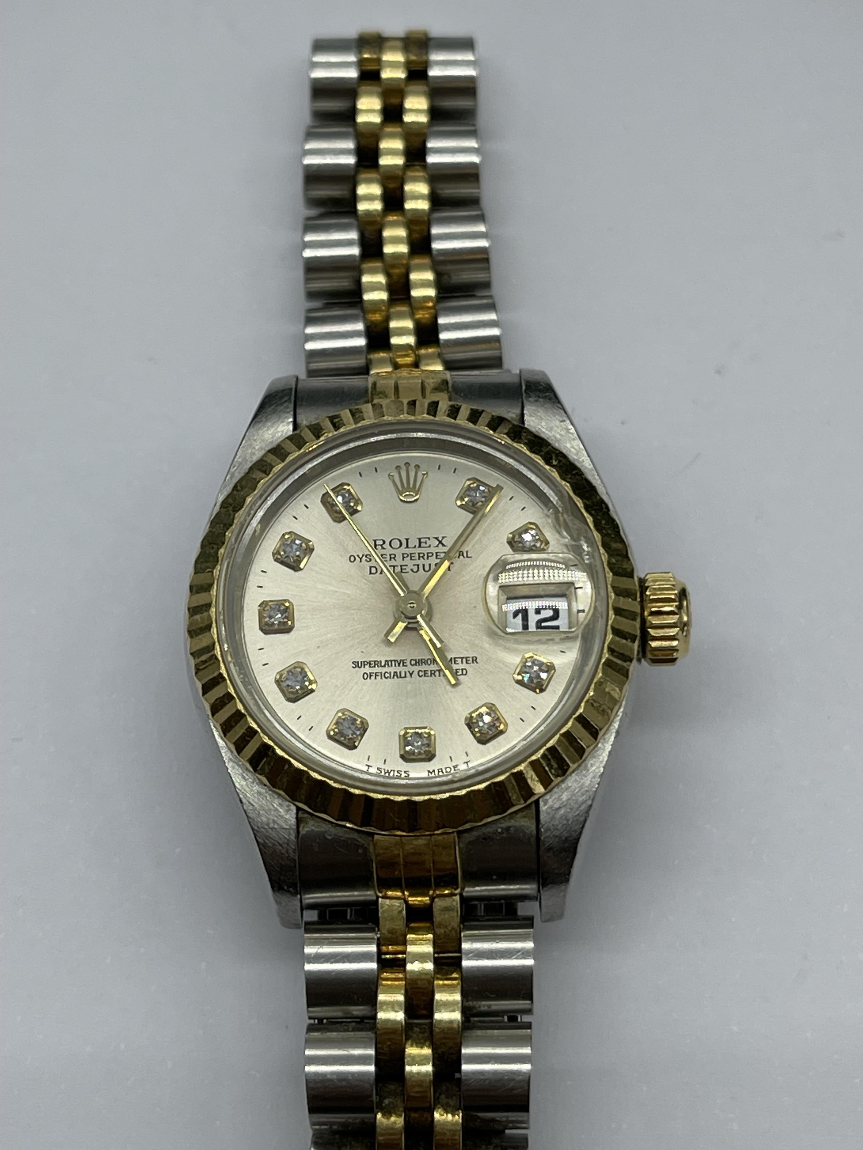 Boxed Rolex Datejust Oyster Perpetual Bi-Colour La - Image 11 of 12