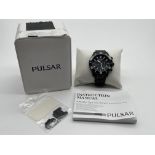 Boxed Pulsar 350869 Chronograph 100M Water Resista