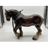 Vintage Beswick Large Shire Horse. Good condition