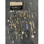 Assortment of Silver Plated and EPNS cutlery and o