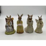 Four Royal Doulton Bunnykins to include Susan as Q