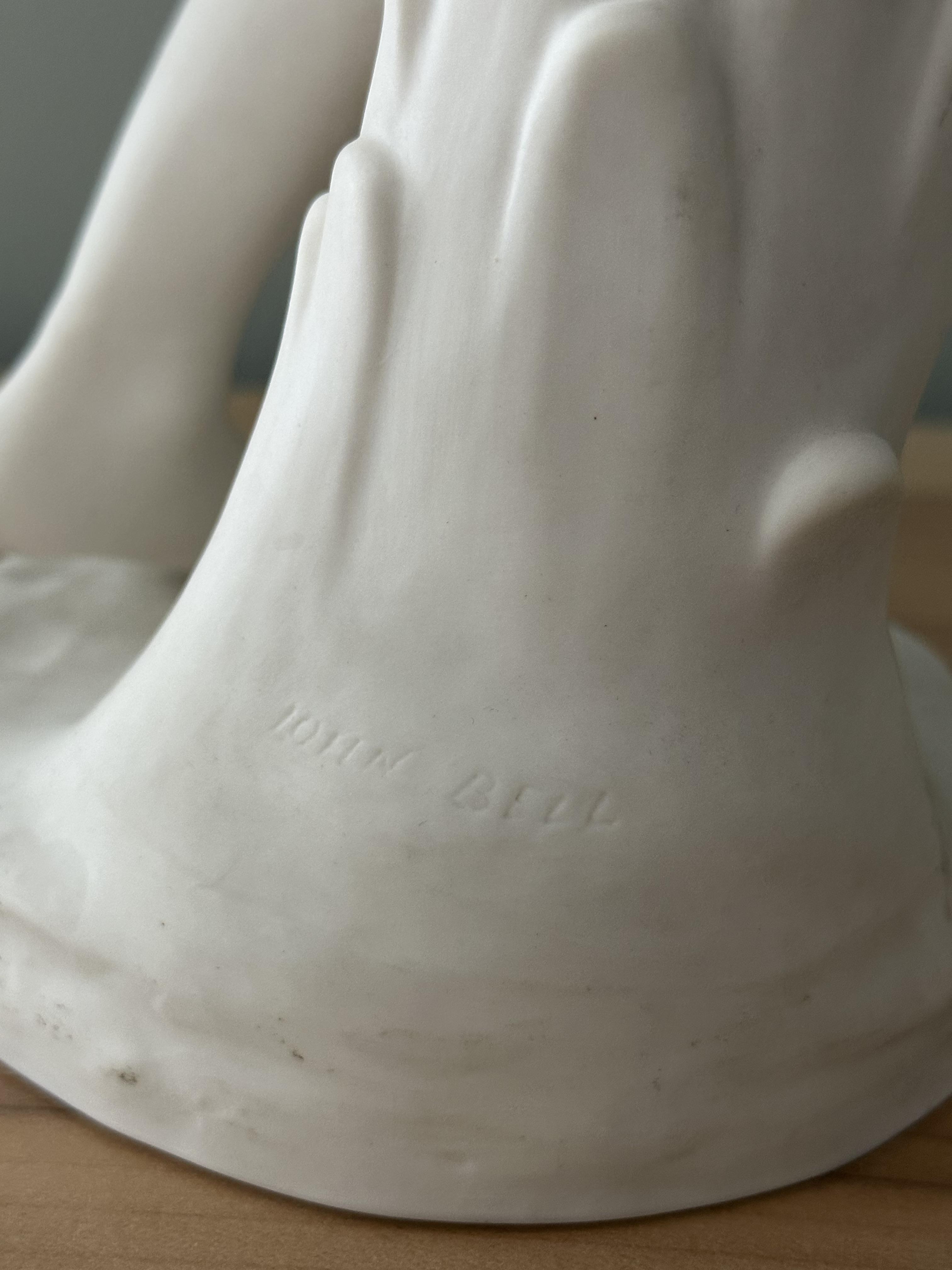 Parian Ware Minton Sculpture by John Bell. One ha - Image 12 of 16