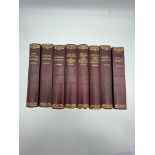 Collection of Sixteen Charles Dickens Leather Bound