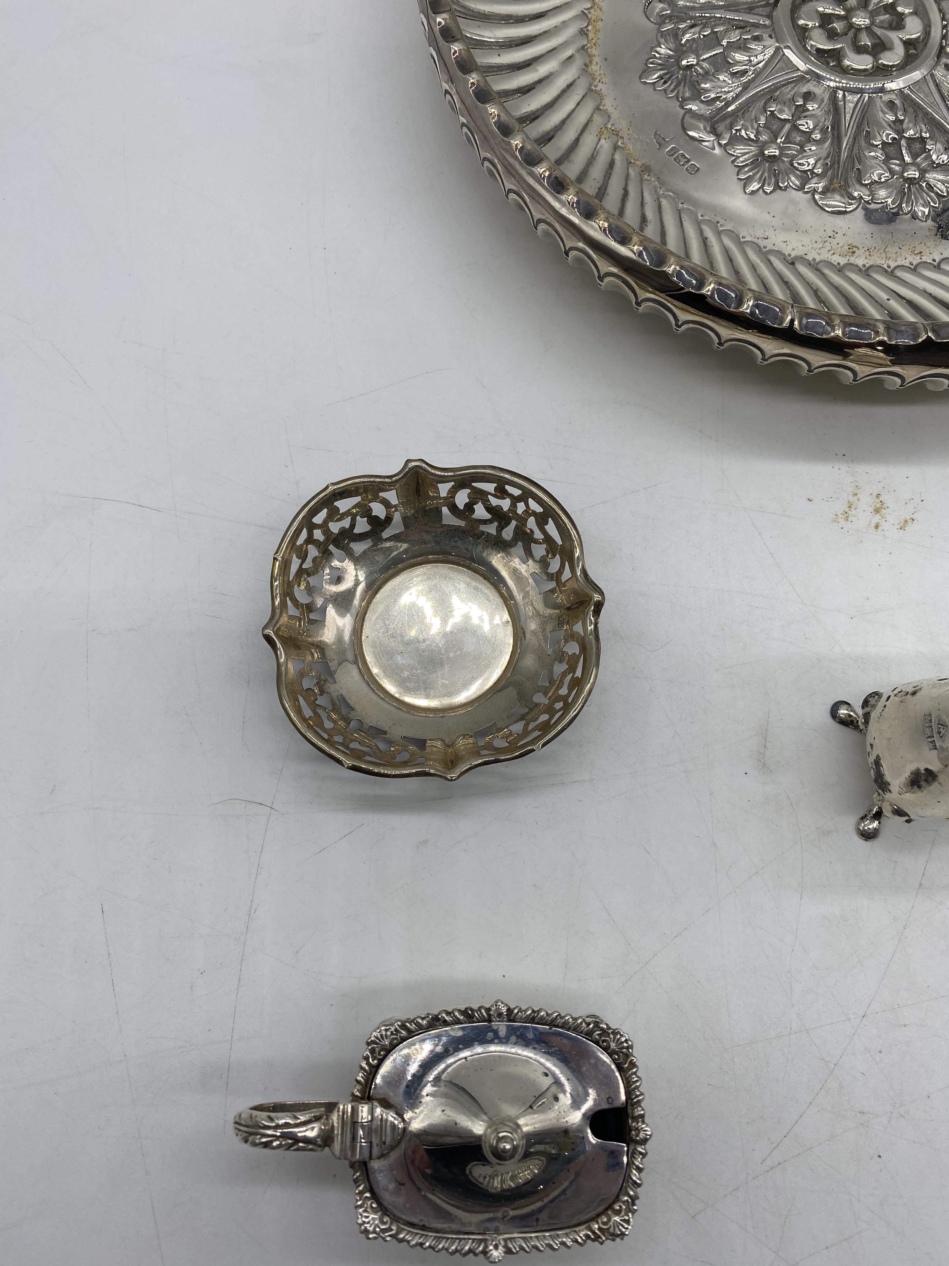 Collection of Hallmarked Silver to include Tray/Di - Image 5 of 11