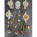Collection of Teapots along with Wade Whimsies and