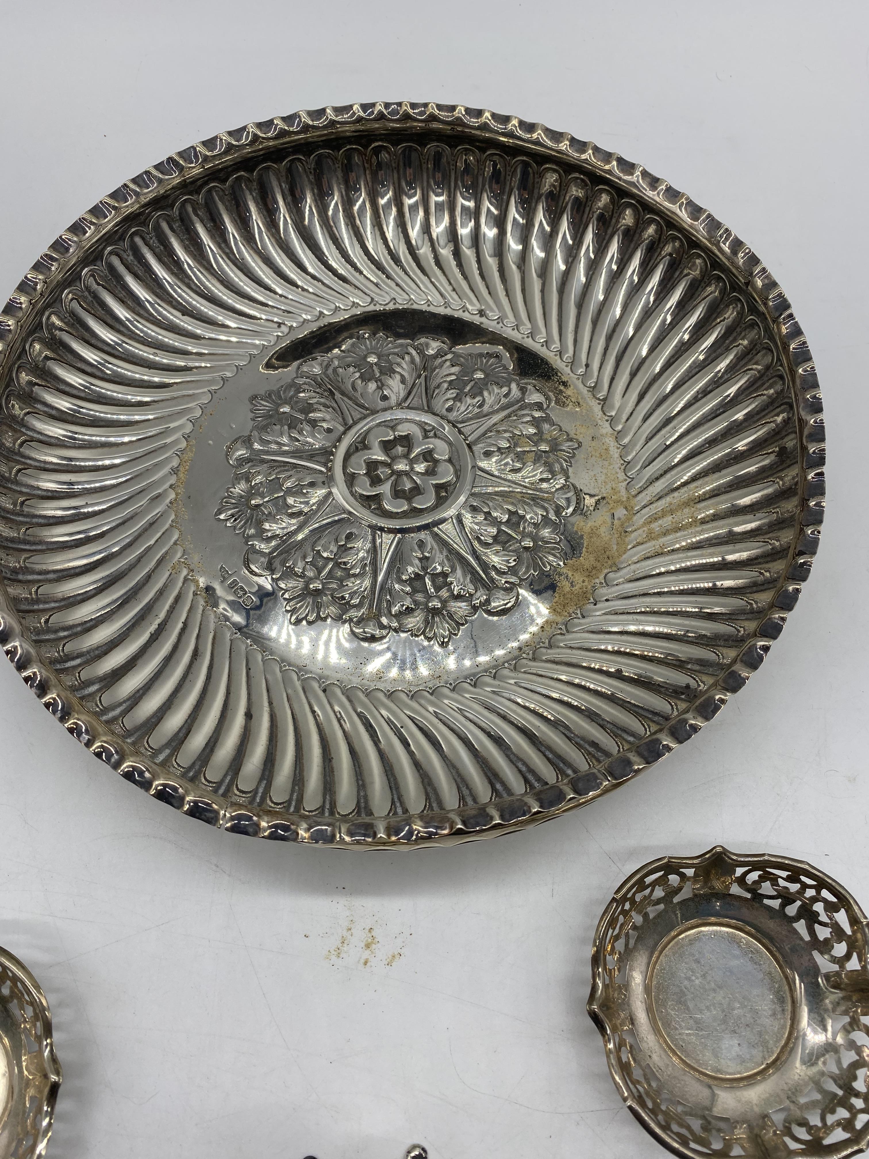 Collection of Hallmarked Silver to include Tray/Di - Image 4 of 11
