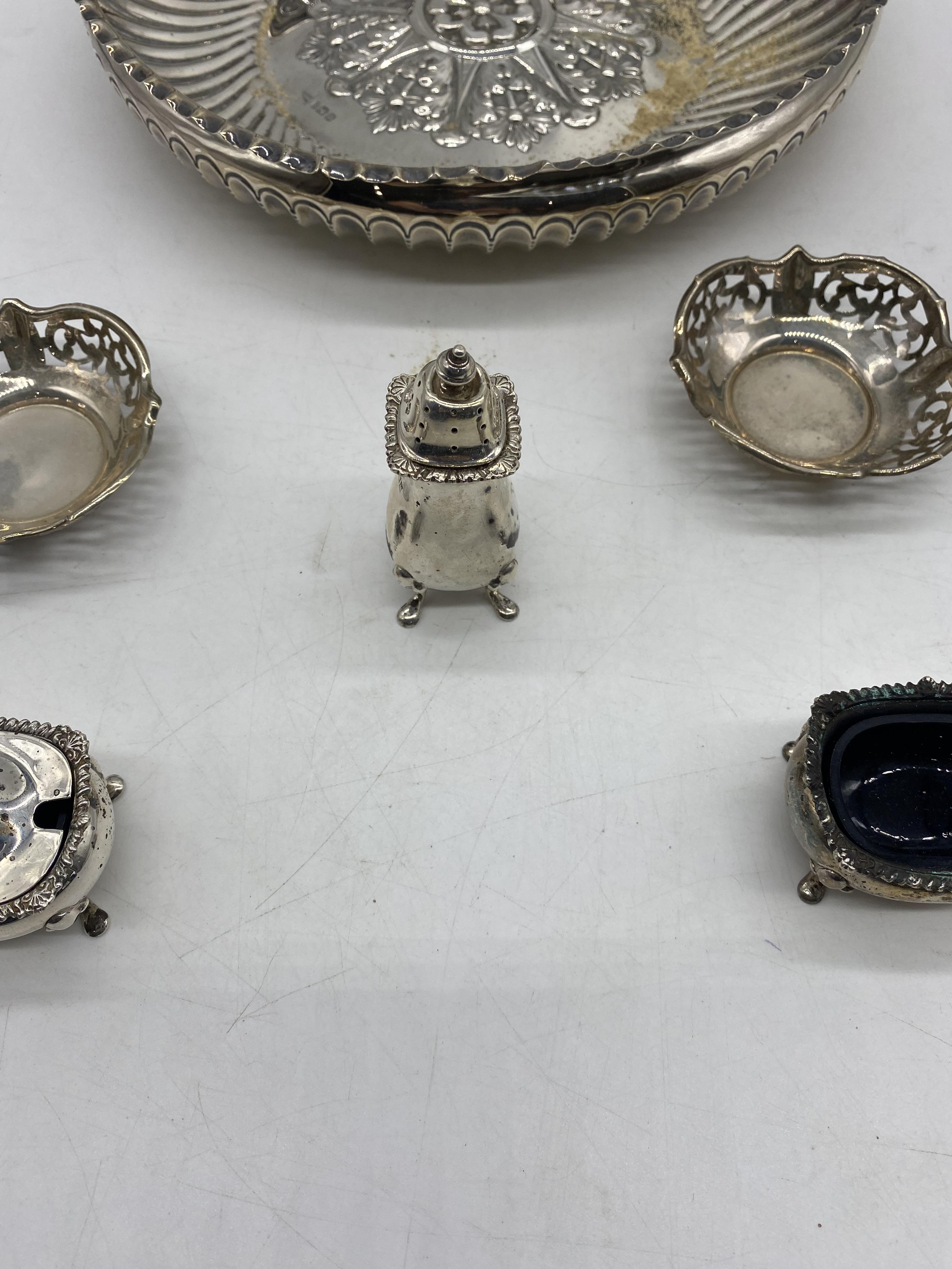 Collection of Hallmarked Silver to include Tray/Di - Image 7 of 11