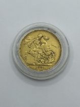1821 Boxed George IV Full Sovereign 22ct Gold Coin