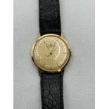 18ct Gold Baume & Mercier Men's Wristwatch.