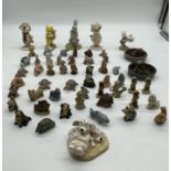 Collection of Figurines to include Wade Whimsies,