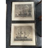 Pair Of Framed Antique Engravings after J. Boydell