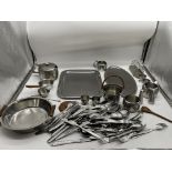 Collection of Stainless Steel Cutlery items to inc