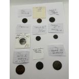 Collection of Nine Various Coins to include 1886 F